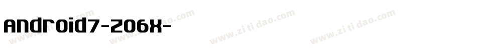 Android7-zO6X字体转换
