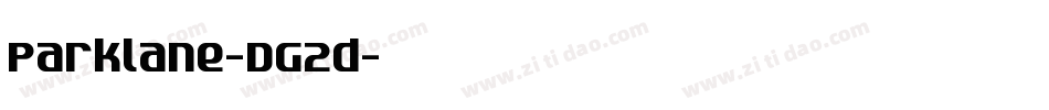 Parklane-DG2d字体转换