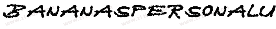 Bananaspersonaluse-nG1M字体转换