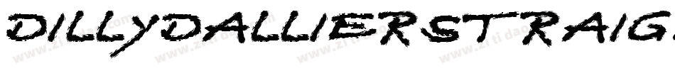 DillydallierStraight-xW1O字体转换