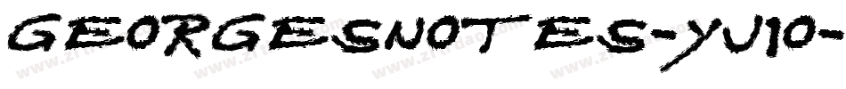 Georgesnotes-YJ1O字体转换 Georgesnotes-YJ1O字体转换
