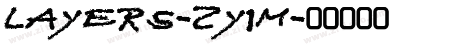 Layers-ZY1m字体转换
