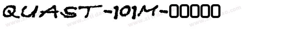 Quast-1o1M字体转换