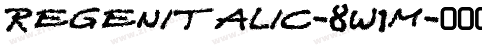 RegenItalic-8w1M字体转换