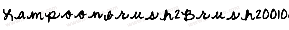 Lampoonbrush2Brush2001001-7j5B字体转换