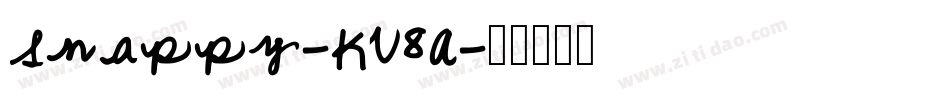 Snappy-KV8A字体转换 Snappy-KV8A字体转换