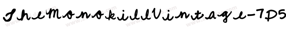 TheMonokillVintage-7D5B字体转换