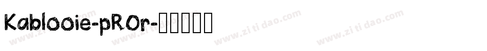 Kablooie-pR0r字体转换