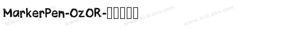 MarkerPen-0z0R字体转换