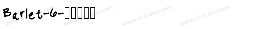 Barlet-6字体转换