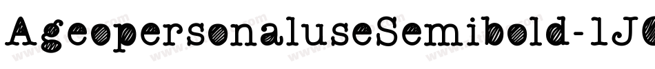 AgeopersonaluseSemibold-1J0L字体转换