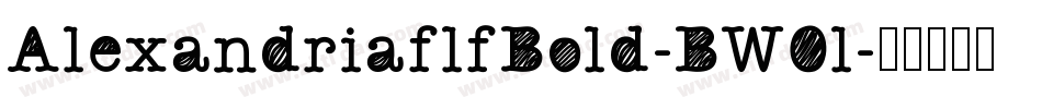 AlexandriaflfBold-BW0l字体转换
