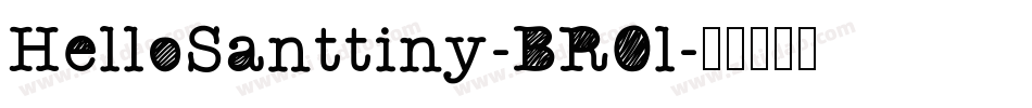 HelloSanttiny-BR0l字体转换