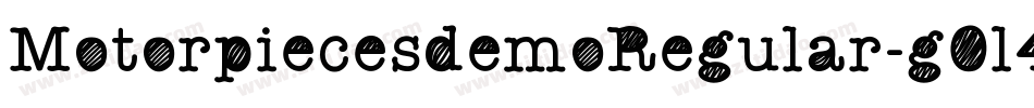 MotorpiecesdemoRegular-g0l4字体转换 MotorpiecesdemoRegular-g0l4字体转换