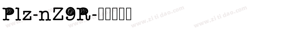 Plz-nZ9R字体转换