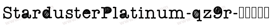 StardusterPlatinum-qz9r字体转换