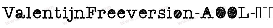 ValentijnFreeversion-AO0L字体转换