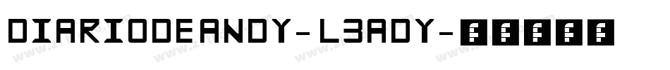 DiarioDeAndy-L3ADy字体转换