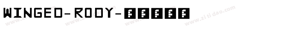 Winged-r0Dy字体转换