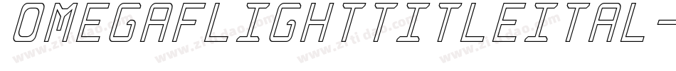 omegaflighttitleital字体转换