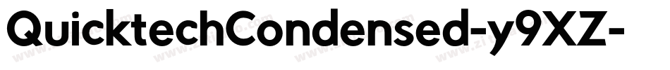 QuicktechCondensed-y9XZ字体转换