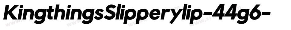 KingthingsSlipperylip-44g6字体转换