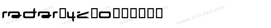 Radar-Yz7O字体转换