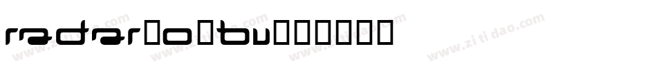 Radar-o9KV字体转换