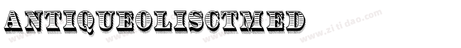 AntiqueOliSCTMed字体转换