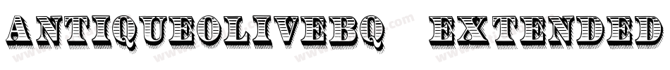 AntiqueOliveBQ-Extended字体转换