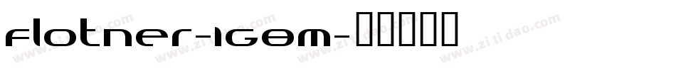 Flotner-1G8M字体转换