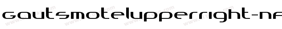 Gautsmotelupperright-nA8M字体转换