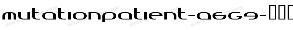 MutationPatient-a6G9字体转换