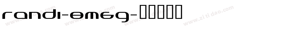 Randi-8M6g字体转换