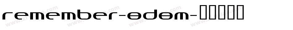 Remember-8d8M字体转换 Remember-8d8M字体转换