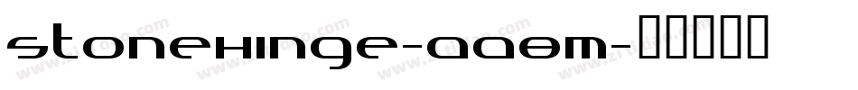 StoneHinge-aa8m字体转换 StoneHinge-aa8m字体转换