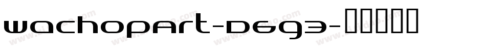 WachOpArt-D6g3字体转换
