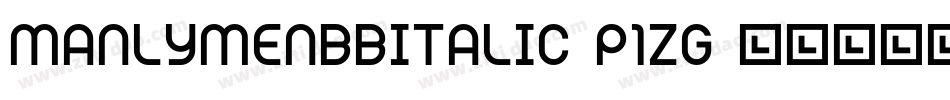 ManlymenBbItalic-P1Zg字体转换