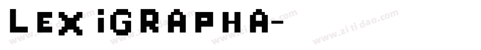 LexigraphA字体转换