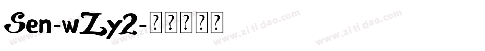 Sen-wZy2字体转换