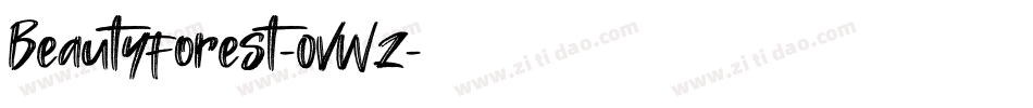 Beautyforest-0VWz字体转换