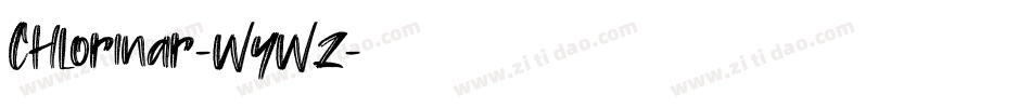 Chlorinar-WyWz字体转换 Chlorinar-WyWz字体转换