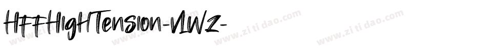 HffHighTension-VLWz字体转换