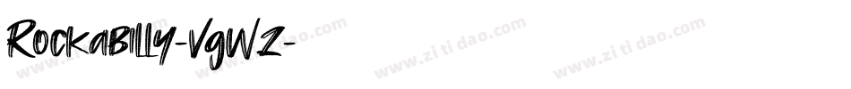 Rockabilly-VgWz字体转换