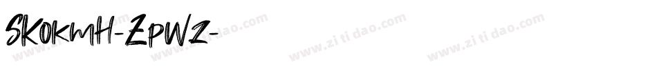 SK0kmh-ZpWz字体转换