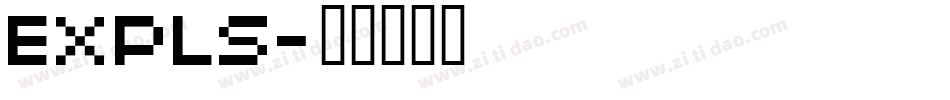 EXPLS字体转换