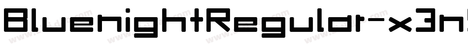 BluenightRegular-x3n5K字体转换