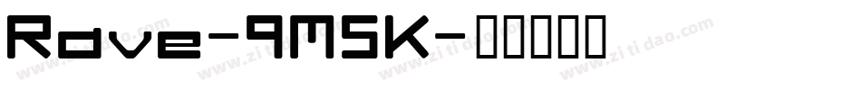 Rave-9M5K字体转换