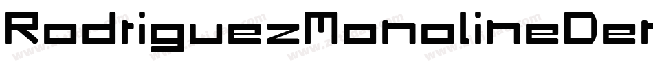 RodriguezMonolineDemo-rgv5K字体转换