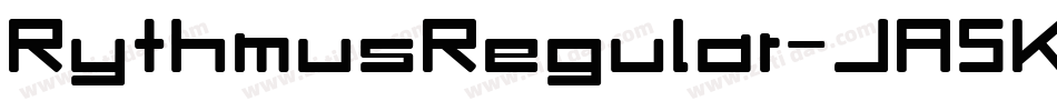 RythmusRegular-JA5K字体转换